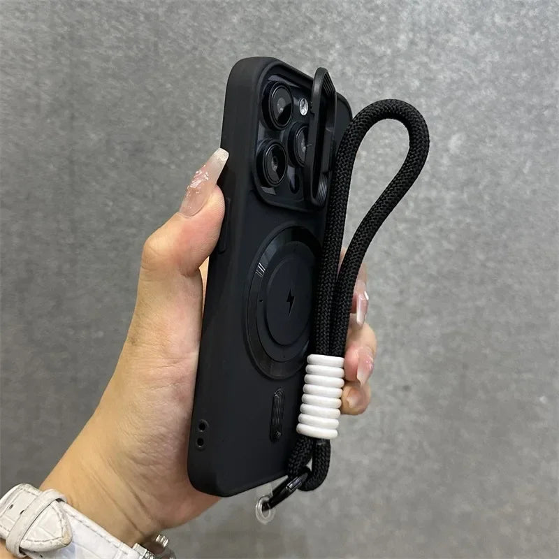Brehn | Magnetische weiche Handgelenk Halter Linse Abdeckung iPhone Hülle