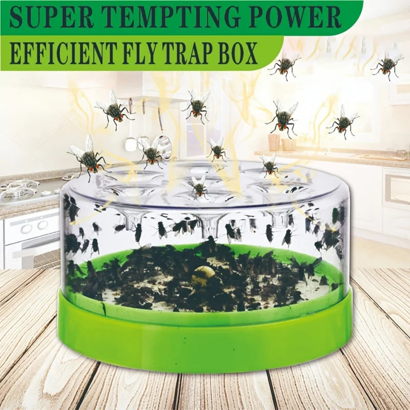 Brehn | Fly Trap EcoTrap 7 | Wiederverwendbar & Ungiftig | Ohne Elektrizität & Chemikalien | Mit 7 Eingängen für effektive Fliegenbekämpfung
