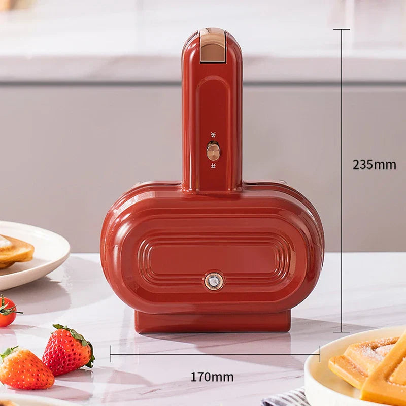 VIvolux | Mini Antihaft-Toastpress-Grillmaschine