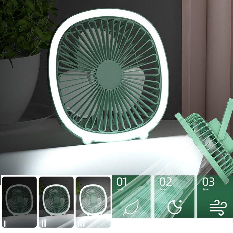 Kompakte Easy Mini Nachttischlampe USB Luftkühler | Brehn
