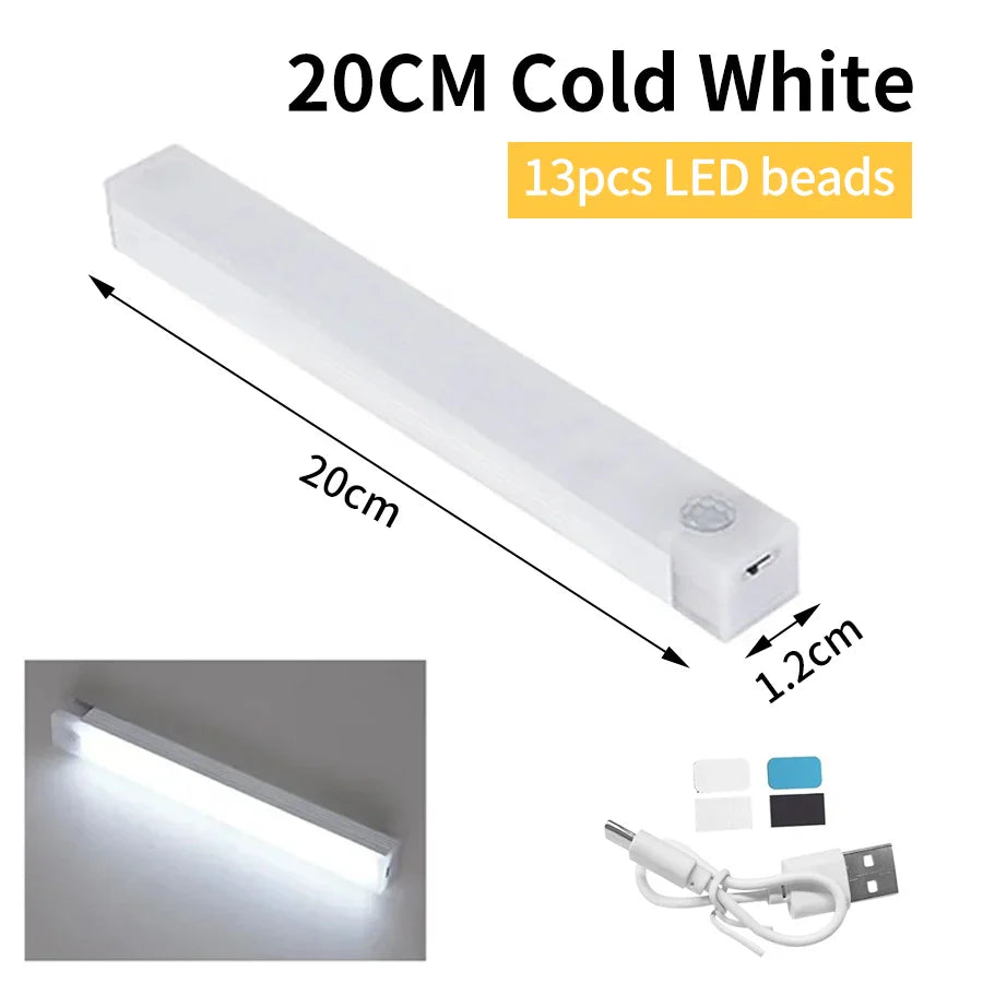 Brehn | SenseLite Motion LED | Wiederaufladbares Sensorlicht mit Magnetbefestigung | Warmweiß | Für Schrank, Bett & Flur