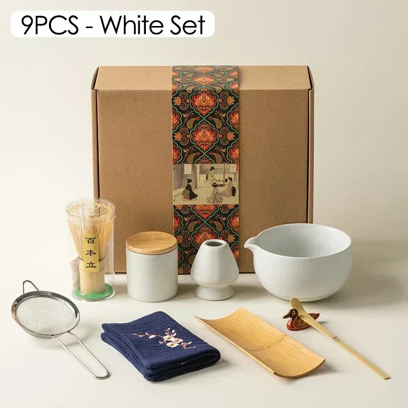 Brehn | 9-teilige japanische Matcha-Tee-Set