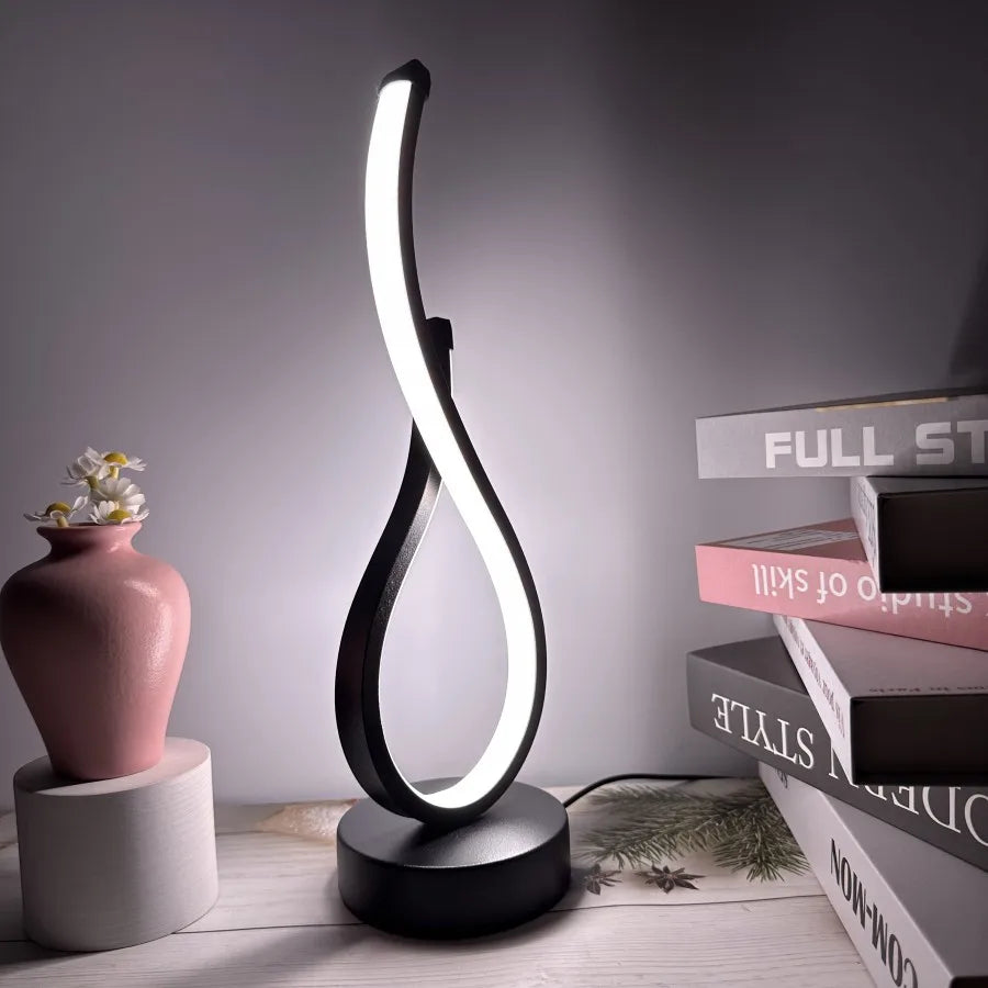 Brehn | Lumoara LED Tischlampe | Dimmbar | 3 Lichtfarben | Modernes Design