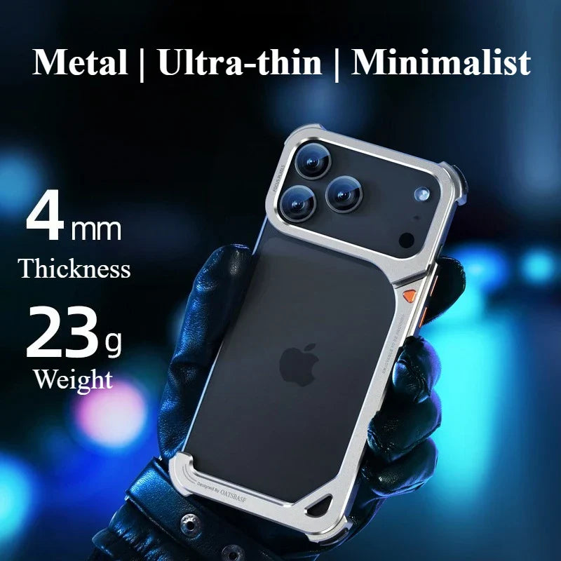 Metallrahmenloser Bumper für iPhone 17