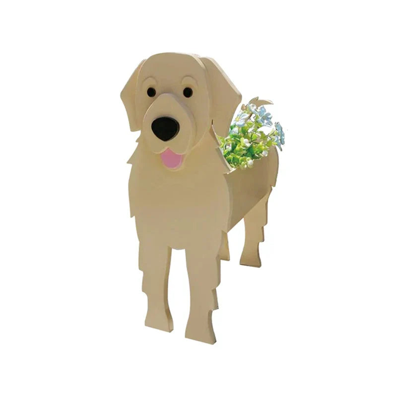 Blumentopf – Pfotenstark – Pflanzgefäß für Hunde – Verschiedene Rassen