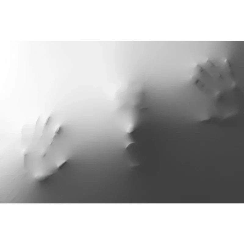 Moderne Kunst Abstrakte Gespenstische Figuren In Der Wand Leinwanddrucke Schwarz Weiß Wandkunst Poster Bilder Für Wohnzimmer Schlafzimmer Kunst Dekor | Brehn