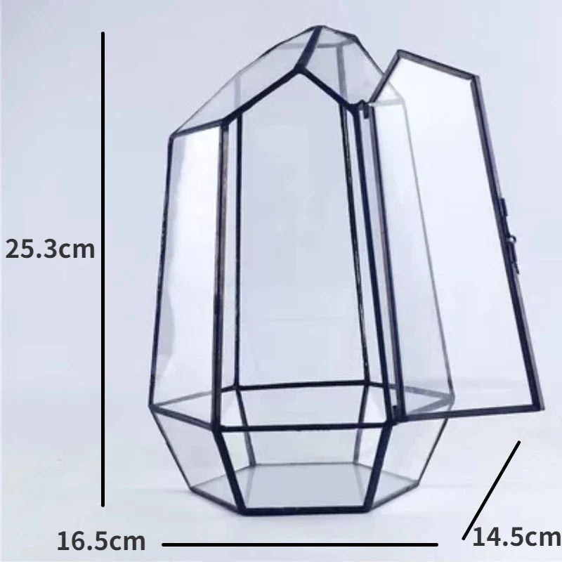 Moderner geometrischer naturinspirierter botanischer Terrarium | Brehn