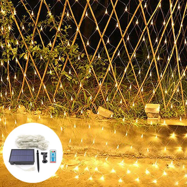 LED Lichternetz für Außen und Innen – Farbige Weihnachtsbeleuchtung Netz | Brehn