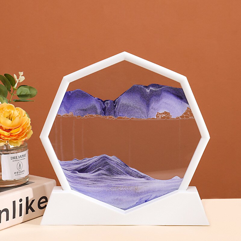 Brehn | Deep Sea Fließendes Hexagon Sand Dekor