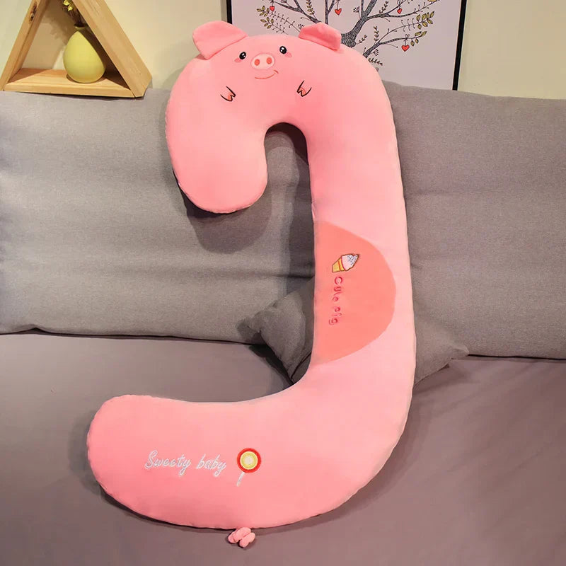 Übergroßes Kuschelmuster Plüschkissen