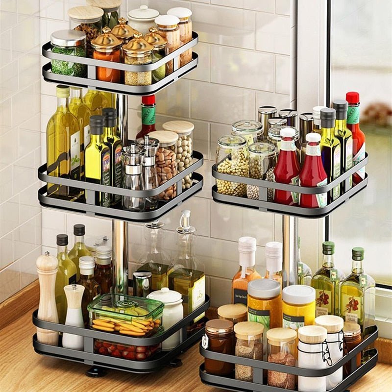Brehn | Rotationsregal - Multifunktionales Lagerregal - Optimierter Raum - Innovatives Design