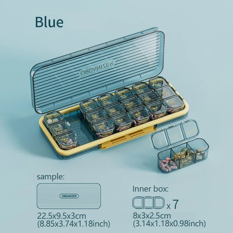 Brehn | LuxaMed Medikamentenorganisator | Elegant und praktisch, um Ihre Medikamente organisiert zu halten