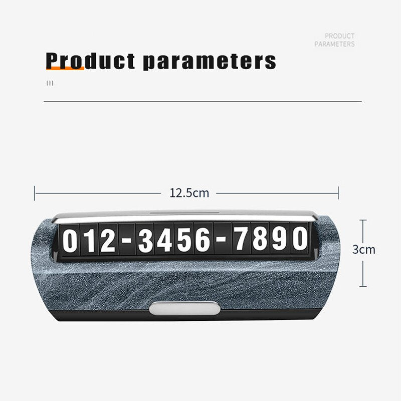 VIvolux | Elegante Auto Parknummernschild