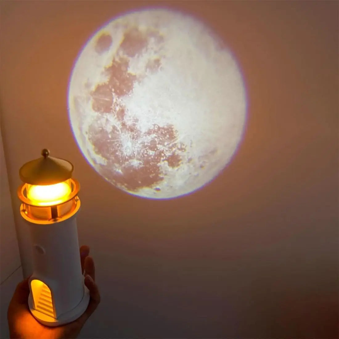 Moon Harbor Leuchtturm Nachtlampe