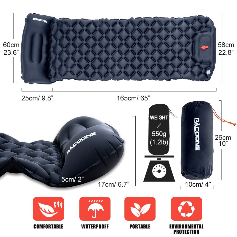 Brehn | Ultra-Leicht Outdoor Aufblasbare Campingmatratze