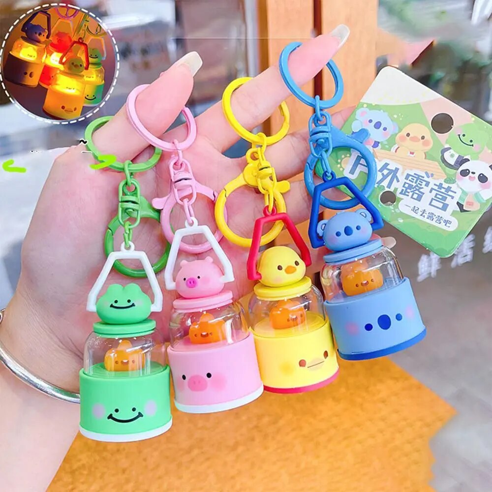 VIvolux | Leuchtende Glow Buddies Charakter Schlüsselanhänger