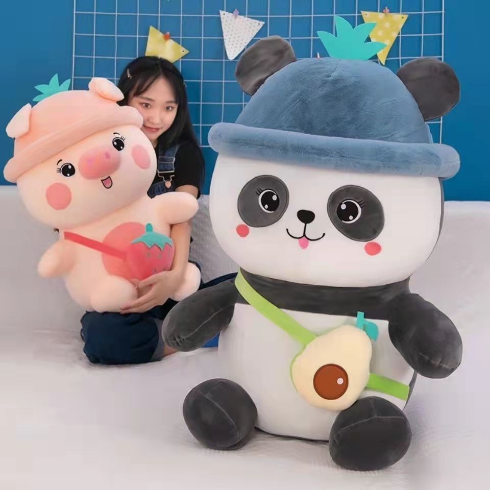 Brehn | Verspielter Panda Weiches Panda Plüschspielzeug