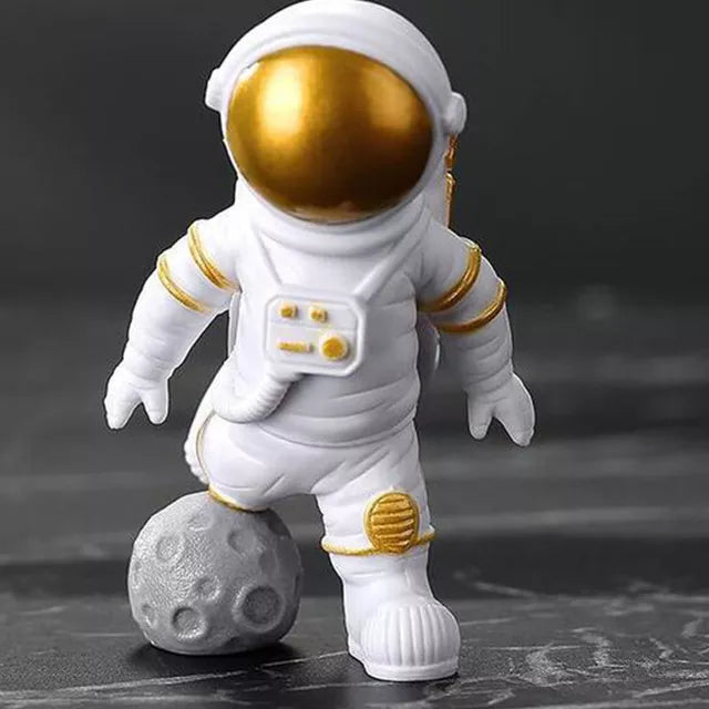Brehn | Harz-Astronaut-Figur Statue Raumfahrer Skulptur Pädagogisches Spielzeug Schreibtisch-Dekoration Astronaut-Modell Für Kinder Geschenk