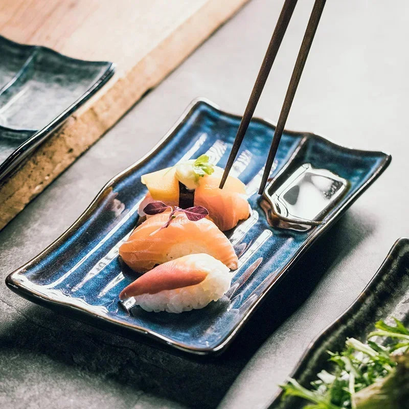Artisan Keramische Sushi Teller Brehn