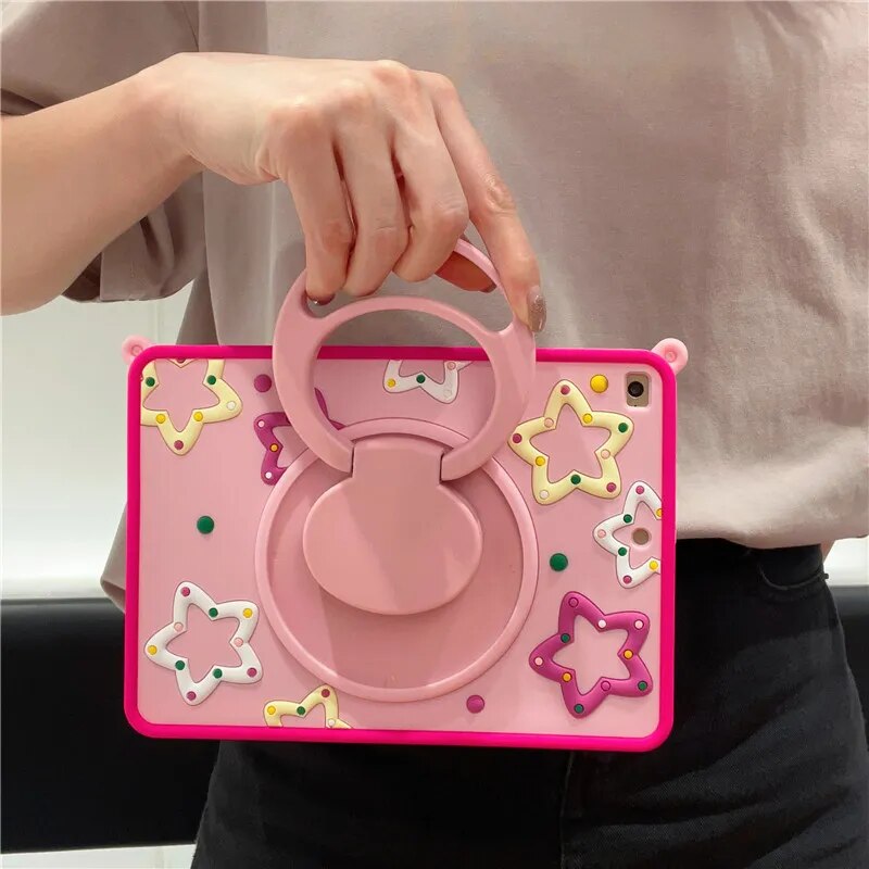 VIvolux | Star Cartoon Kinder Flexibles iPad Case Stand