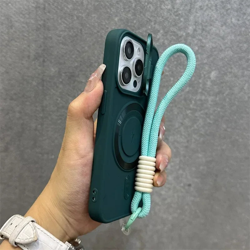 Brehn | Magnetische weiche Handgelenk Halter Linse Abdeckung iPhone Hülle