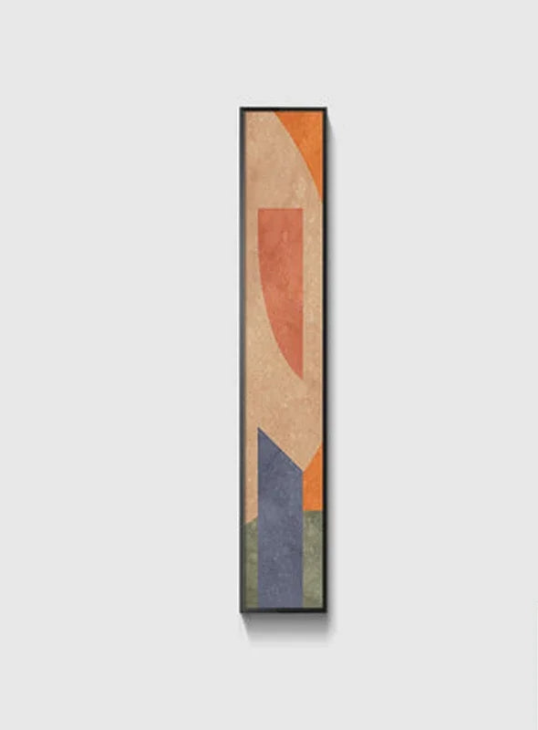 Bunte Hohe Abstrakte Schlanke Format Wandkunst Feine Kunst Leinwanddrucke Kreative Kunstwerke Für Modernes Wohnzimmer Flur Schlafzimmer Kunstdekor | Brehn