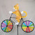 Brehn | Regenbogen Fahrrad Katze Garten Dekoration