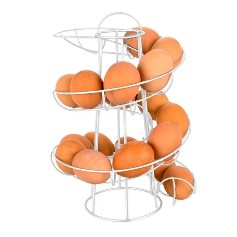 Brehn | Spiral Rolling Egg Dispenser Rack