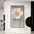 Moderne abstrakte Farbkleks Blumenwandkunst Fine Art Leinwanddrucke Poster elegante botanische Bilder für Wohnzimmer Dekor | Brehn