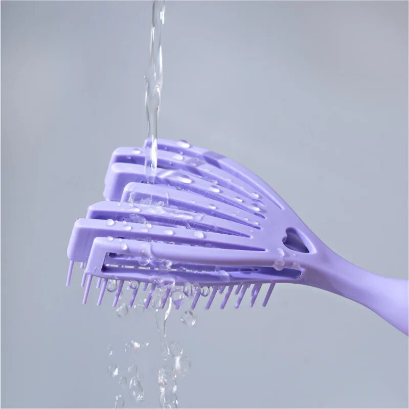 VIvolux | Soft Touch Kopfhautmassage Haar Styler Bürste