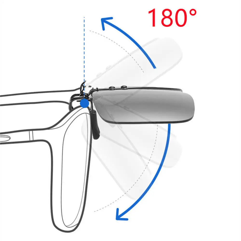 Polarisierte Clip-On-Sonnenbrille Vintage | Brehn