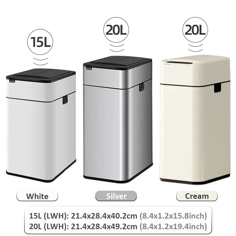 Brehn | Smart Edelstahl Automatischer Sensor Mülleimer