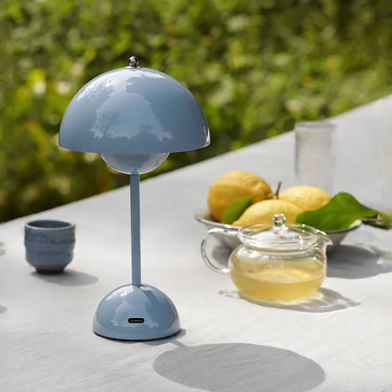 Brehn | Verstellbare Helligkeit Blumenpottlampe - Italienische wiederaufladbare Tischlampe VP3