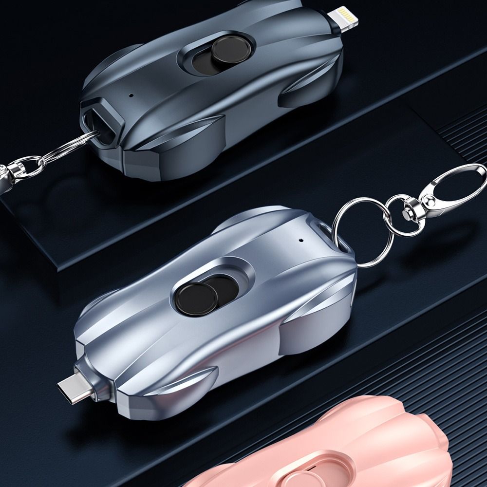 VIvolux | Mini-Rennwagen Notfall-Schlüsselanhänger Powerbank