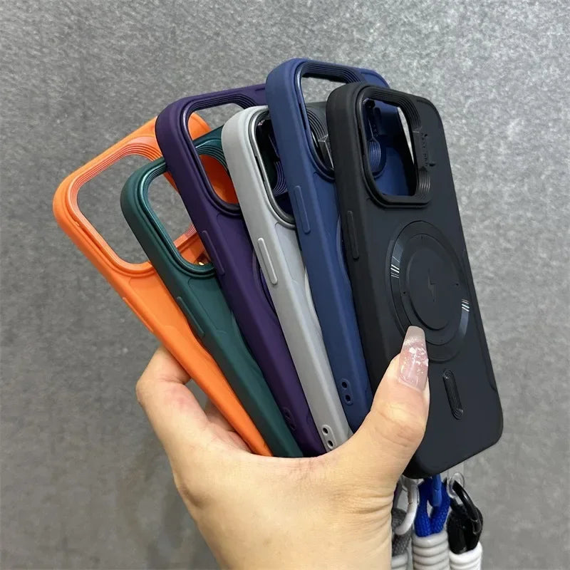 Brehn | Magnetische weiche Handgelenk Halter Linse Abdeckung iPhone Hülle