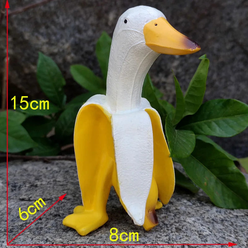 Brehn | Geschälte Bananen-Enten-Gesicht Garten Dekor