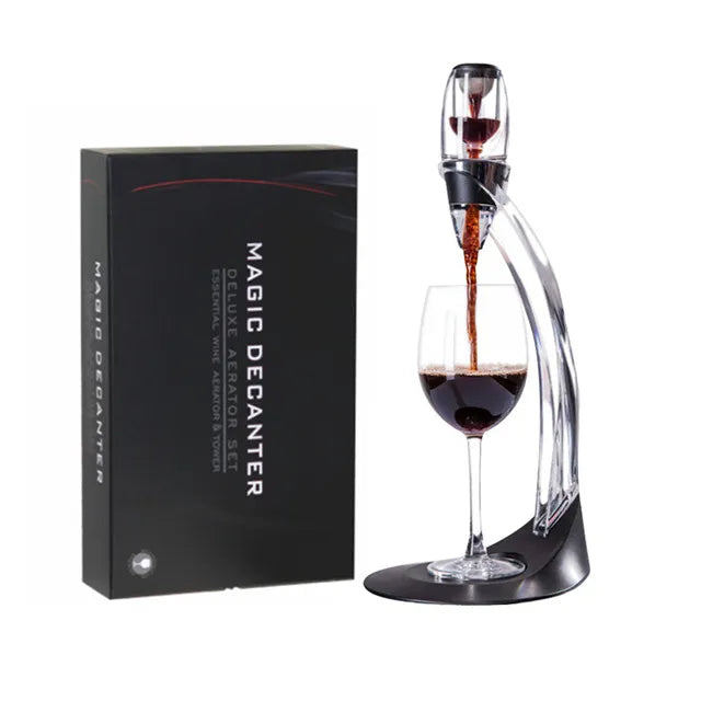 Brehn | VinaLuxe Weinbelüfter mit Filter | Sofort volles Aroma | Weichere Tannine | Modernes Design