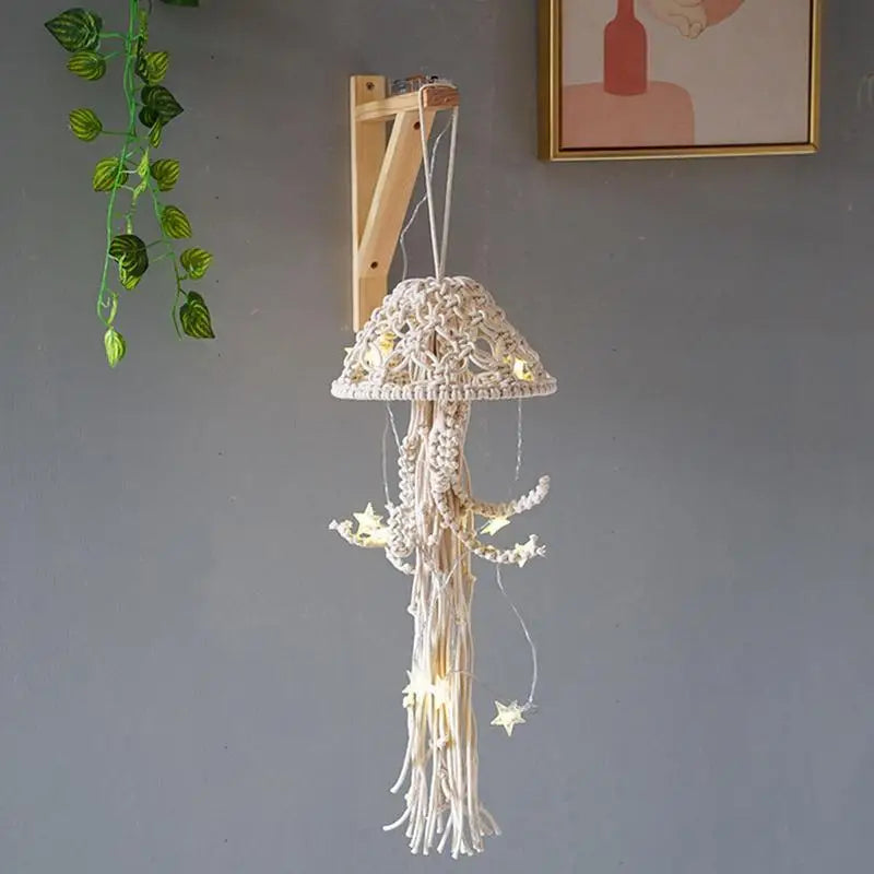 Brehn | Künstlerische Quallen Traumfänger Handgemachte Lampe