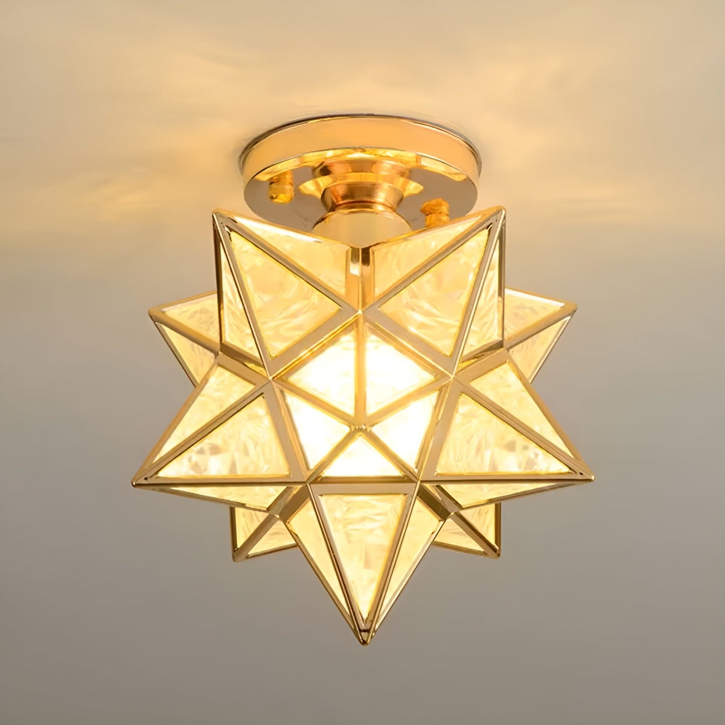 HaloStar Light – Elegante LED-Sternenleuchte für die Decke