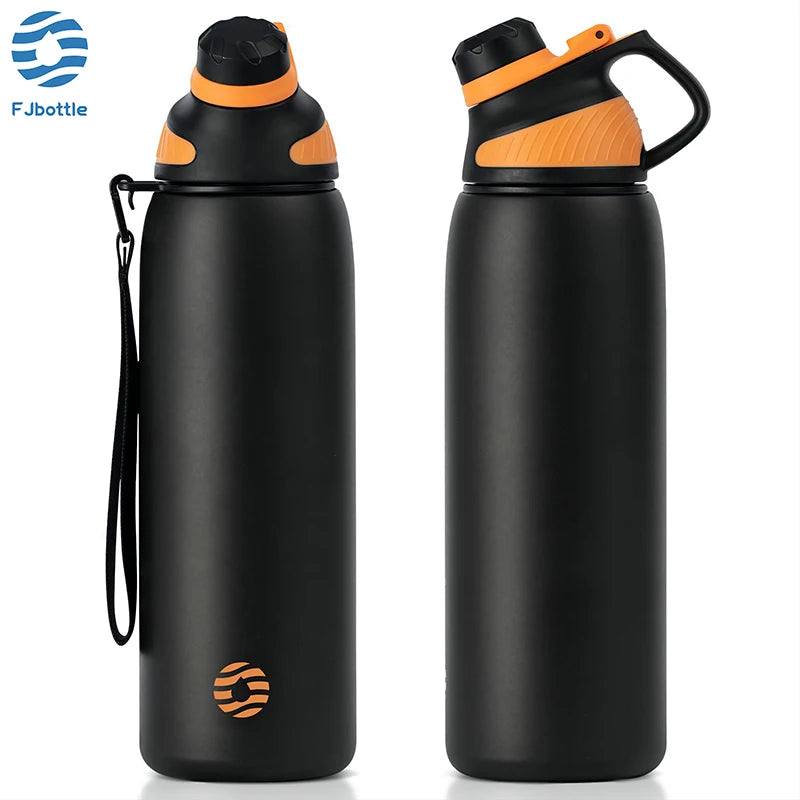 Isolierflasche aus Edelstahl 1000 ml mit Magnetdeckel | Brehn