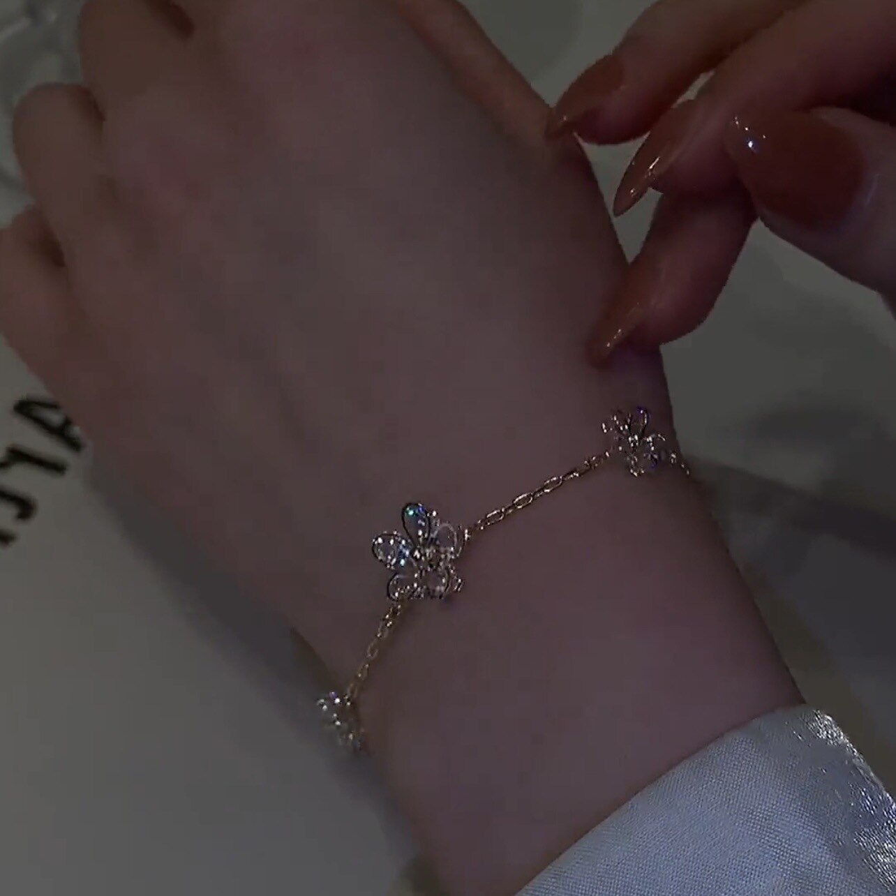 Brehn | Floral Blossom Zirkon Armband