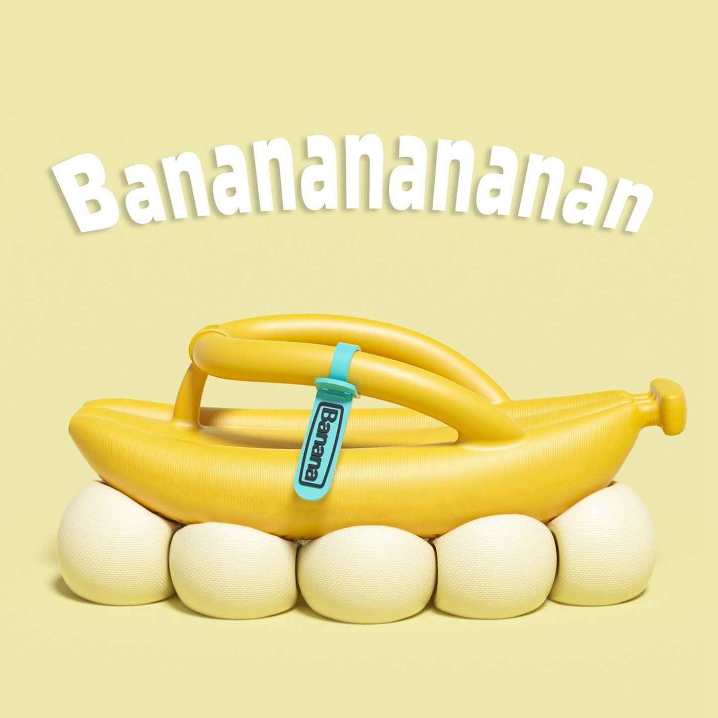VIvolux | Plüsch-Banane Bequeme EVA Flip-Flops