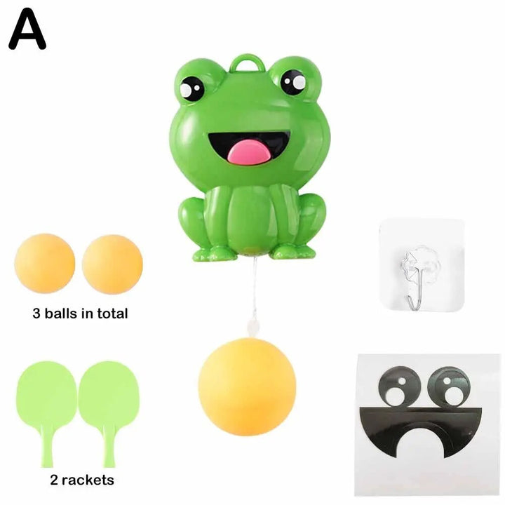 VIvolux | Froggy Paddle Play Indoor Tischtennis Trainer Set