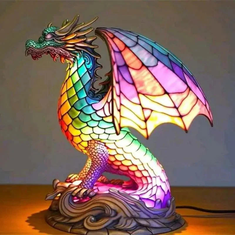 Brehn | MosaicCritter - 3D Tierlampe - Multicolor Tränen - Retro-Design