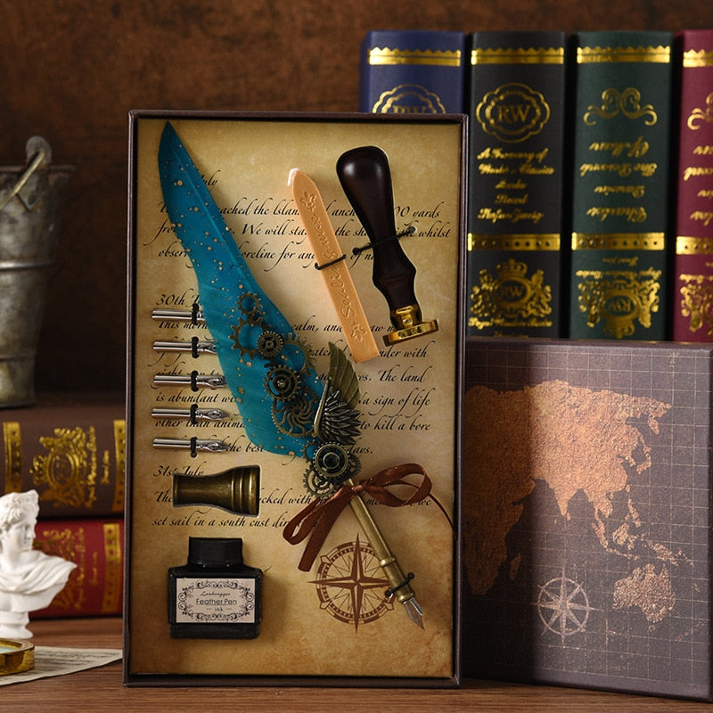 Brehn | Phoenix Feather Mechanik Kalligrafie Stift Set