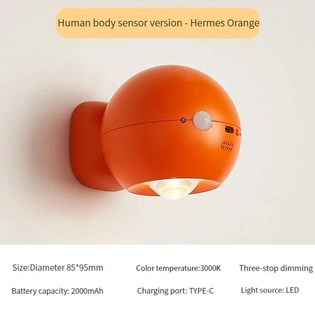 Rotierende Mini-Magnetische Wiederaufladbare Wandlampe | Brehn