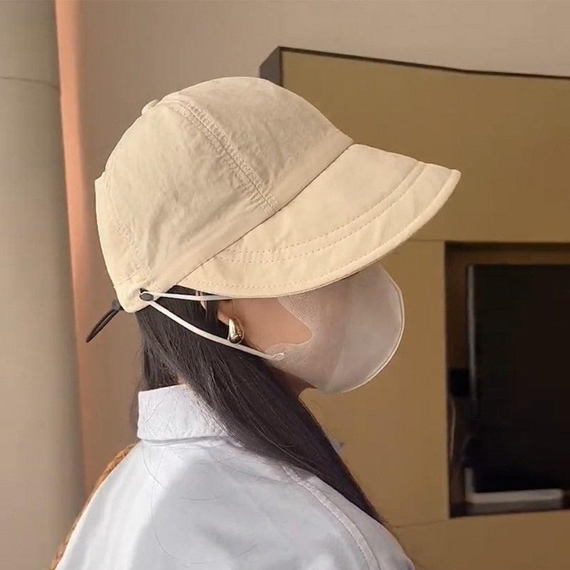 Brehn | Sonnen-sicherer schicker Sommermasken-Halter Hut