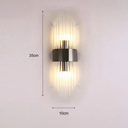 GoldenLuxe Elegante LED-Wandleuchte | Luxuriöses Design in Gold | Stilvolle Wandbeleuchtung
