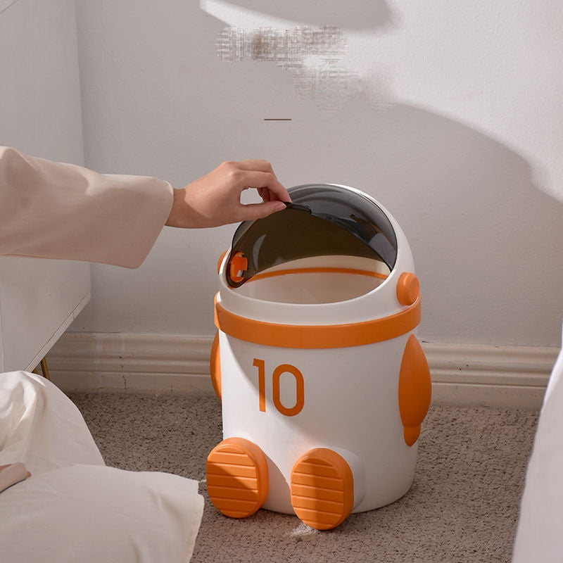 VIvolux | Mini Astronaut Form Niedlicher Büro-Mülleimer