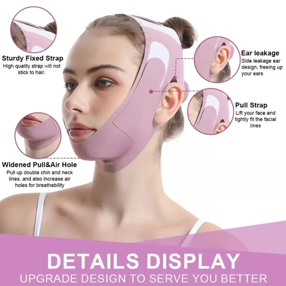 Brehn | V-Lifting Maske FaceForm | 360° Gesichtsstraffung | Atmungsaktiv & Elastisch | Für Damen & Herren
